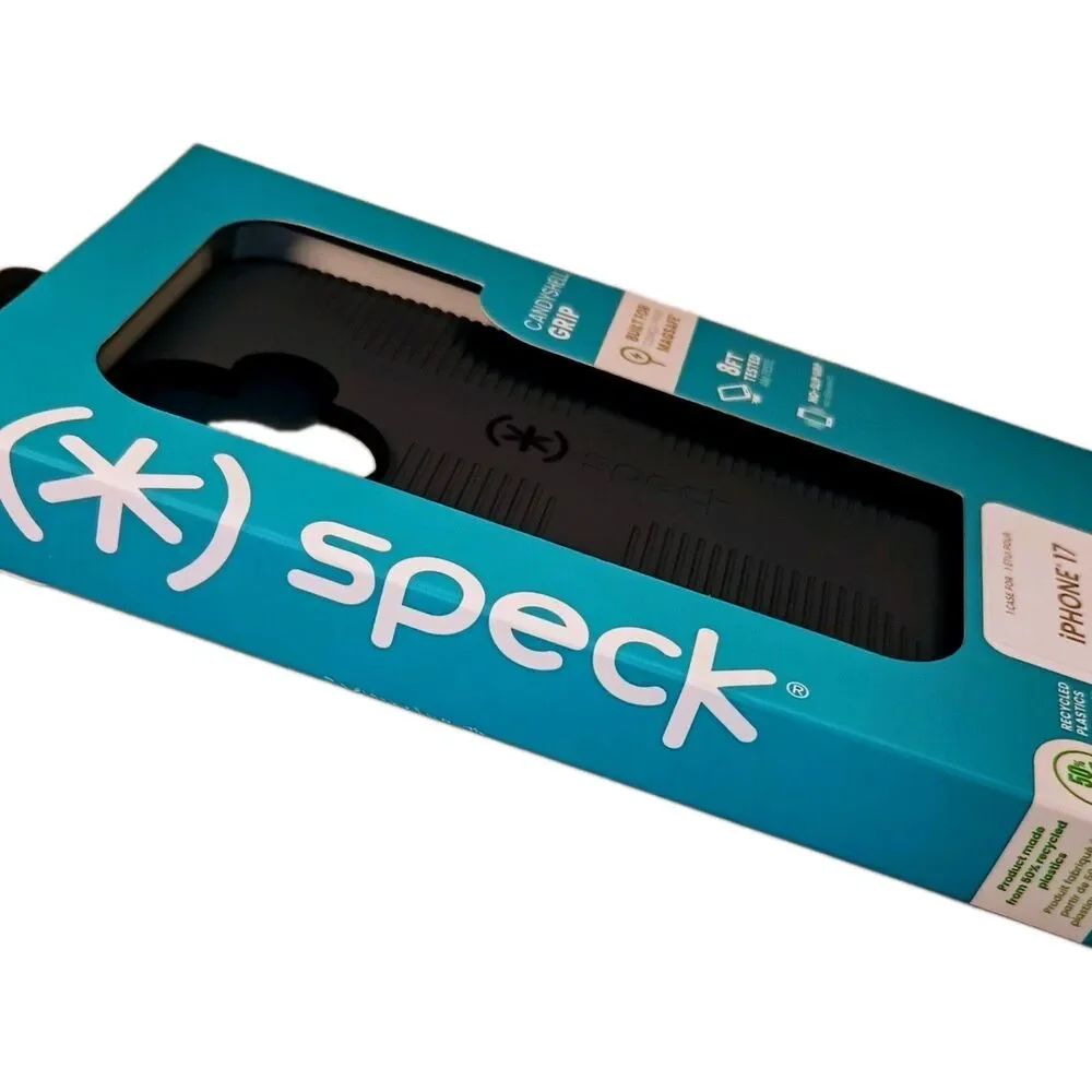 Speck CandyShell Case for Apple IPHONE 17  Black MagSafe Slim Non-Slip (P0050)
